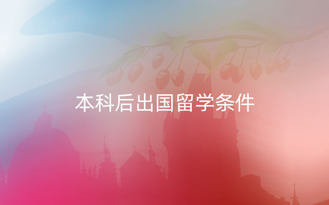 本科后出国留学条件