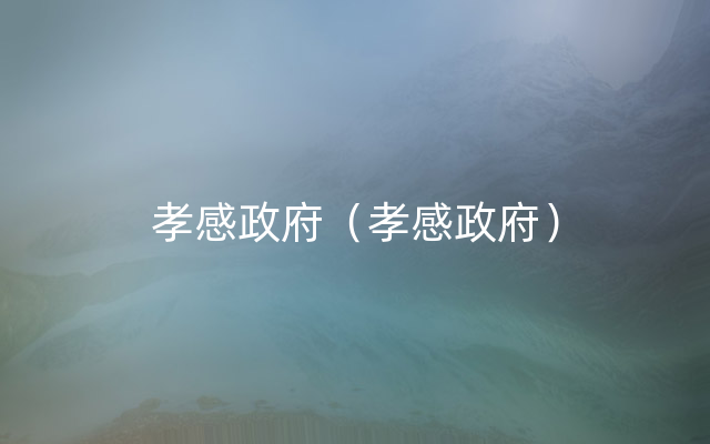 孝感政府（孝感政府）