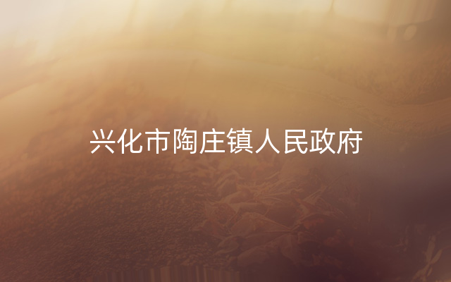 兴化市陶庄镇人民政府