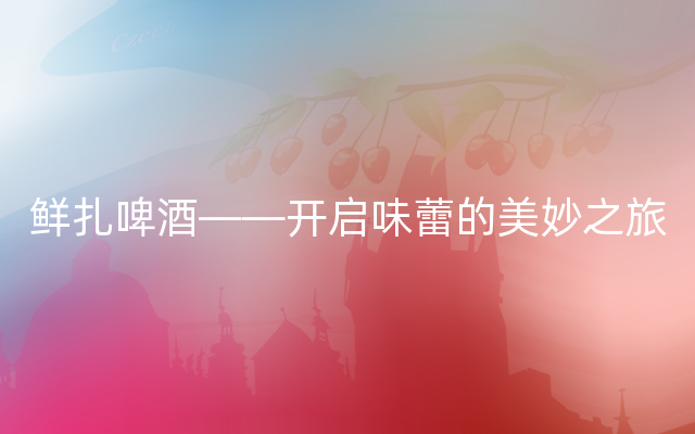 鲜扎啤酒——开启味蕾的美妙之旅