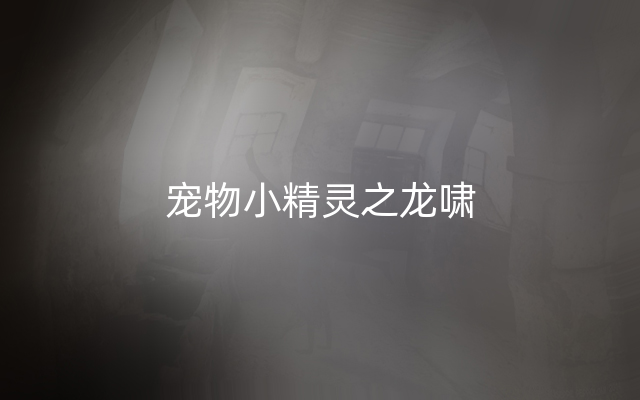 宠物小精灵之龙啸