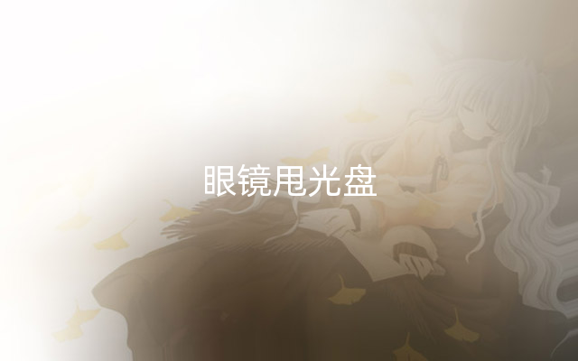 眼镜甩光盘