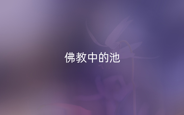 佛教中的池