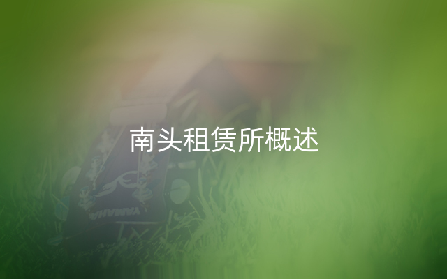 南头租赁所概述