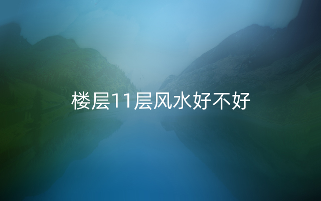 楼层11层风水好不好