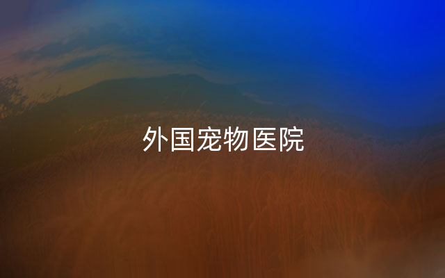 外国宠物医院