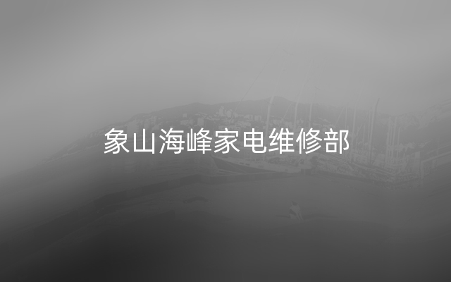 象山海峰家电维修部